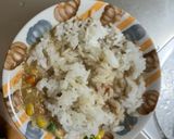 レンジソースチキンカツ味オムライス弁当作り方7写真