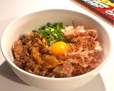 とろ卵牛肉ぶっかけうどん🍜作り方6写真