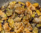 *鶏もも肉となすのごま照り焼き*作り方7写真