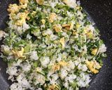 調理時間10分以内！青菜チャーハン作り方6写真