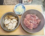 ごぼう鶏もつ蕎麦作り方2写真
