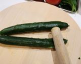 夏野菜大量消費！トマトときゅうりのサラダ作り方1写真