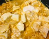 鶏肉とミニ豆腐の親子丼作り方3写真