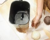 ほぼホームベーカリーで♪猫のちぎりパン作り方6写真