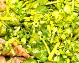 ラムとパクチーのスパイス炒め作り方3写真