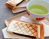 簡単おやつ★あんバターホットサンド作り方3写真