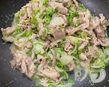 沼る！豚コマからし味噌炒め作り方6写真