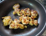 フライパンで◎カレー風味のカリカリチキン作り方6写真