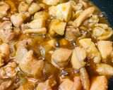 鶏肉のあまから炒めの大根おろしがけ作り方3写真