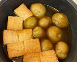 【簡単副菜】小芋と厚揚げの炊いたん作り方2写真