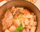 🌟[簡単＆ヘルシー] 味噌ラーメン鍋🌽作り方3写真