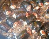 お弁当に☆のり巻き豚こまの照り焼き作り方3写真