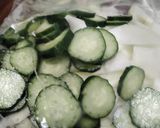 大根ときゅうりの塩昆布香味漬け作り方1写真