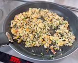 ひじきの煮物チャーハン作り方5写真