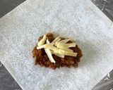 完熟トマトケチャップでピザ風焼き春巻き作り方4写真