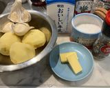 大蒜入りマッシュポテト♡作り方1写真