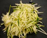 簡単！生ズッキーニとカニカマのサラダ作り方1写真