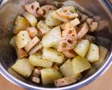 れんこんとポテトの♪のり塩じゃがバター作り方3写真