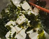 豆腐と韓国海苔のごま油和え作り方3写真