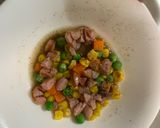 レンジ簡単中華風ジャージャー麺味炒飯弁当作り方4写真
