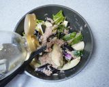 茄子とピーマンとひき肉の味噌バター炒め作り方3写真