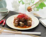 ピリ辛こんにゃくステーキ　タバスコ仕立て作り方6写真