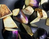 茄子と厚揚げの甘辛みそ炒め作り方2写真