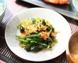 ＊ほうれん草と鶏ひき肉のピリ辛炒め作り方6写真
