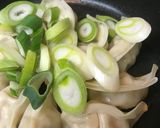 レトルト●長ネギ＆餃子作り方1写真