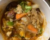お一人様洋風梅味根菜たっぷり野菜炒め作り方21写真