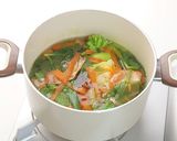 【ジッパー袋で簡単】野菜だし春スープ作り方5写真