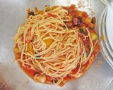 タコとツナの冷製ラタトゥイユパスタ作り方10写真