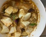 クリーミーピリ辛焼肉味豆腐入ナムル風炒煮作り方19写真