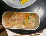レンジクリーミー梅トマト味オムライス弁当作り方8写真