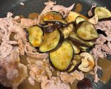 豚こまと茄子の甘辛味噌炒め作り方9写真