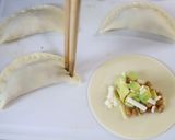 簡単おつまみ♡アボカド納豆チーズ餃子作り方2写真