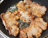 極上スイチリ　トンテキ 豚ロース厚切り作り方3写真