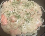 ラーメン屋が教える！サーモンクリーミーパスタ作り方7写真
