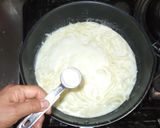 ツナクリームパスタ♪簡単牛乳豆乳チーズ作り方8写真