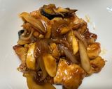 ご飯が進む!鶏胸肉と野菜のガーリック照り焼き作り方5写真