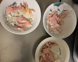 簡単根菜茄子白菜オイレモン味ハム入野菜炒作り方4写真