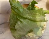 スモークサーモンパテのハンバーガー🍔作り方3写真