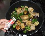 なすピーマン鶏モモ肉味噌炒め♪簡単レシピ作り方10写真