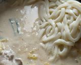 ☆豚肉と白菜のごま味噌豆乳うどん☆作り方5写真
