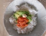 アボカドと明太子で♪まったりお握り作り方1写真