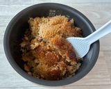 鶏肉だけで旨い！おこげ炊き込みご飯作り方4写真