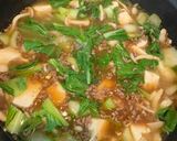 絹豆腐とひき肉、青梗菜とブナピーの中華うま煮作り方11写真