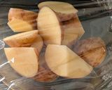 簡単★豚じゃが大蒜醤油煮と雑炊作り方1写真