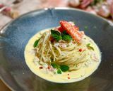 ミント、すだち香る毛蟹の冷製カッペリーニ作り方16写真