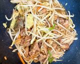 さば味噌缶と納豆の和風パスタ作り方4写真